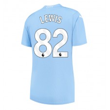 Manchester City Rico Lewis #82 Hemmatröja Dam 2023-24 Korta ärmar